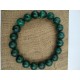 Bracelet  Malachite foncée AA