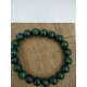 Bracelet  Malachite foncée AA